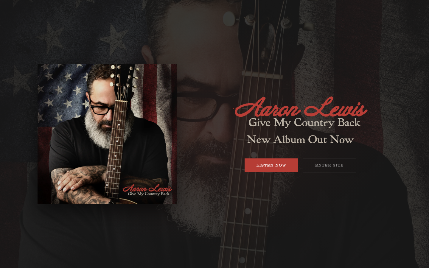 Aaron Lewis website