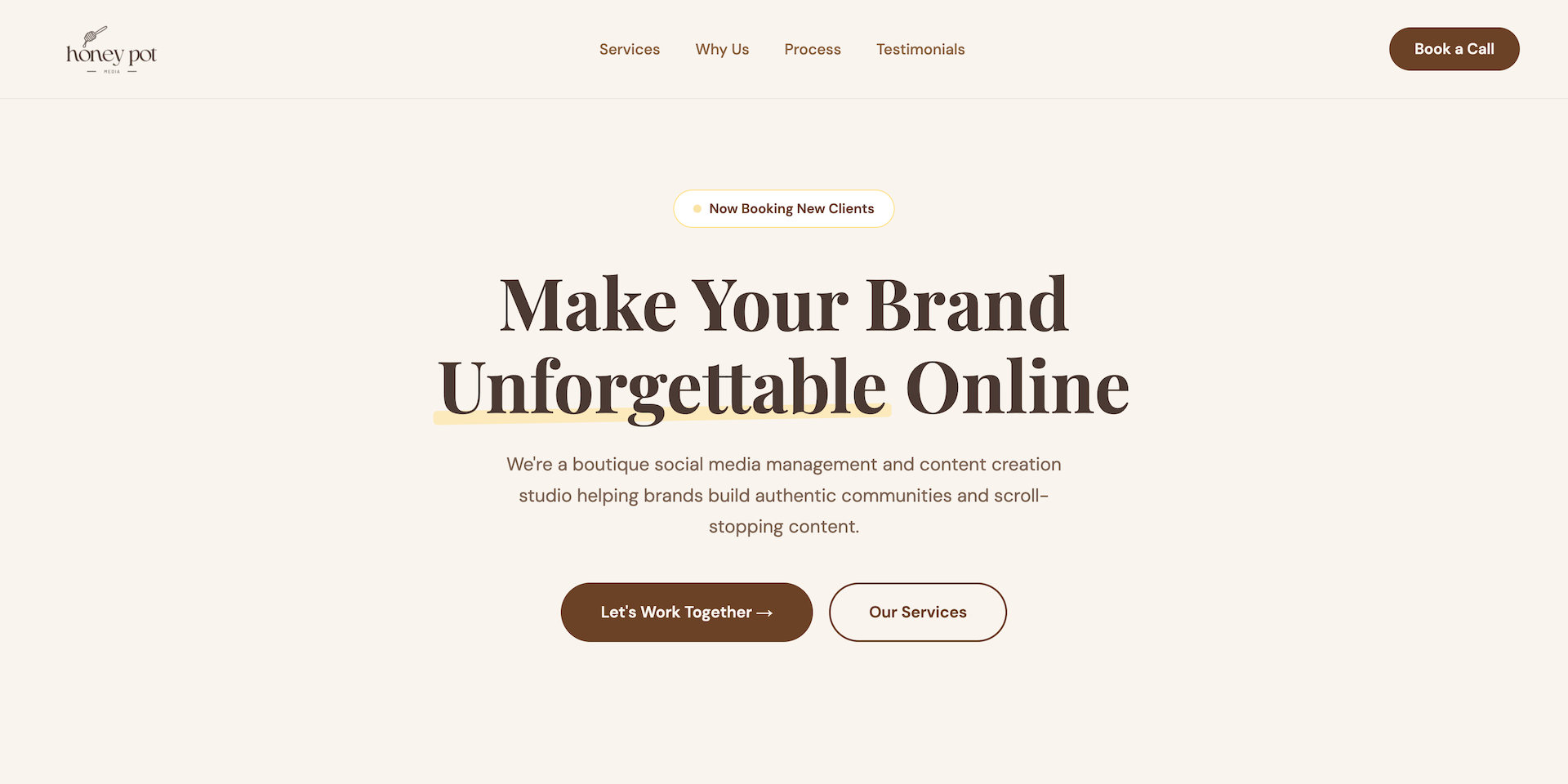 Honey Pot Media website