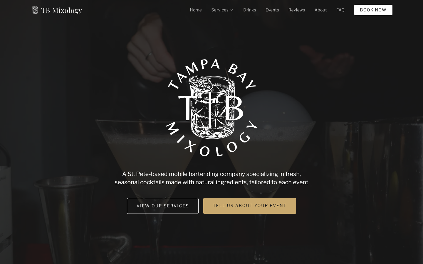 TB Mixology website